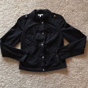 Black button up jacket